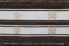 Authentic Anatolian vintage kilim rug (1960s) with striped design – one-of-a-kind at Fame Rugs