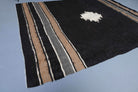One-of-a-kind 1960s Anatolian vintage kilim rug in wool, 4'6" x 6'3"