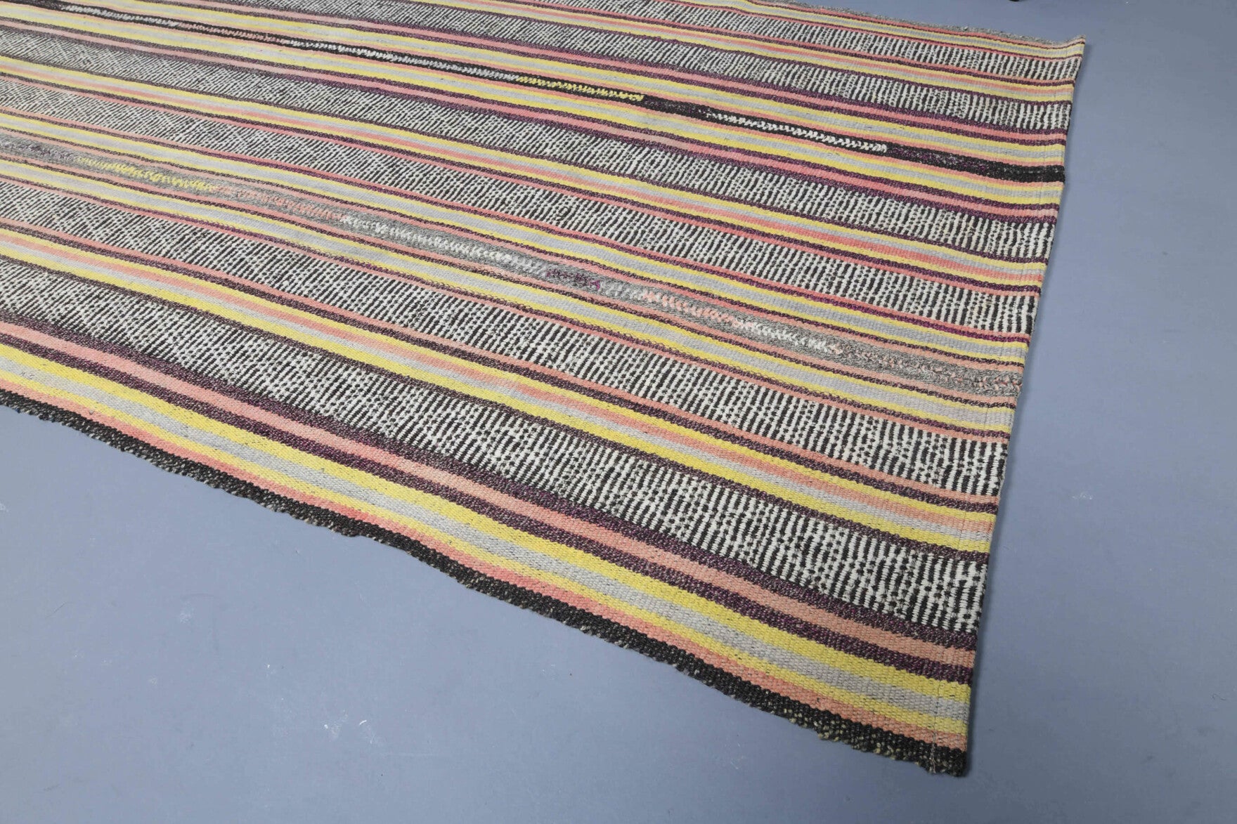 108x203 cm vintage Anatolian kilim rug – Zeynephayat, flatweave, wool