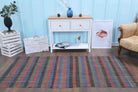 Handmade Vintage Oushak Runner Rug