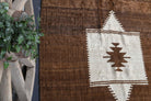 Brown Medallion Kilim Rug