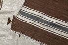 Brown Medallion Kilim Rug