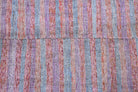 Uzumsu kilim: 1960s handwoven flatweave Anatolian kilim with striped motifs