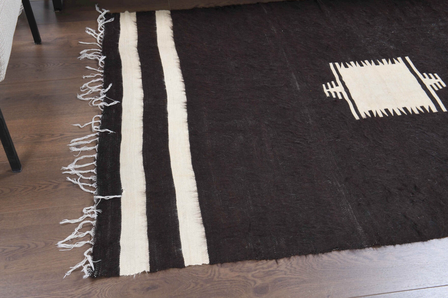 123x172 cm vintage Anatolian kilim rug – Theothea, flatweave, wool