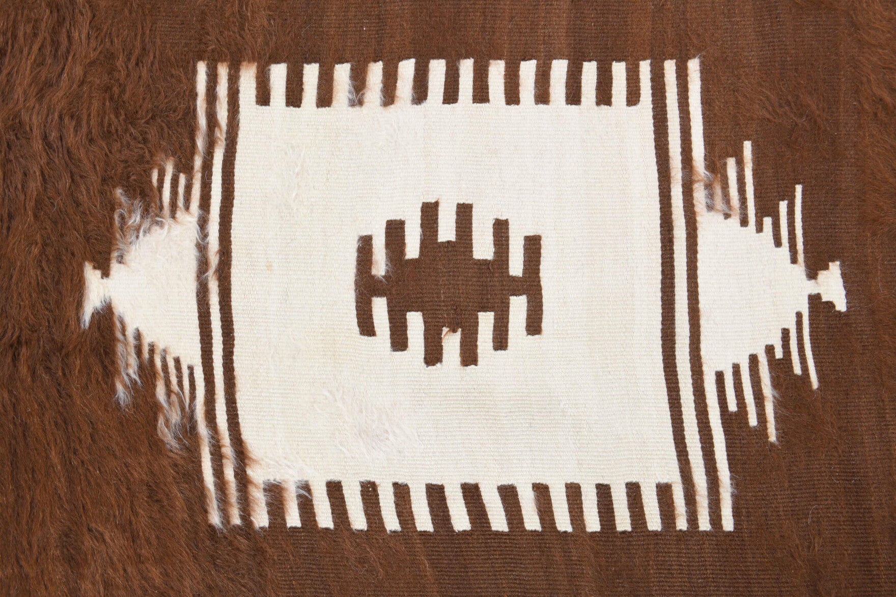 Handwoven flatweave wool kilim from Anatolia, Turkey – Handmade Vintage Rug 4'7" x 5'11"