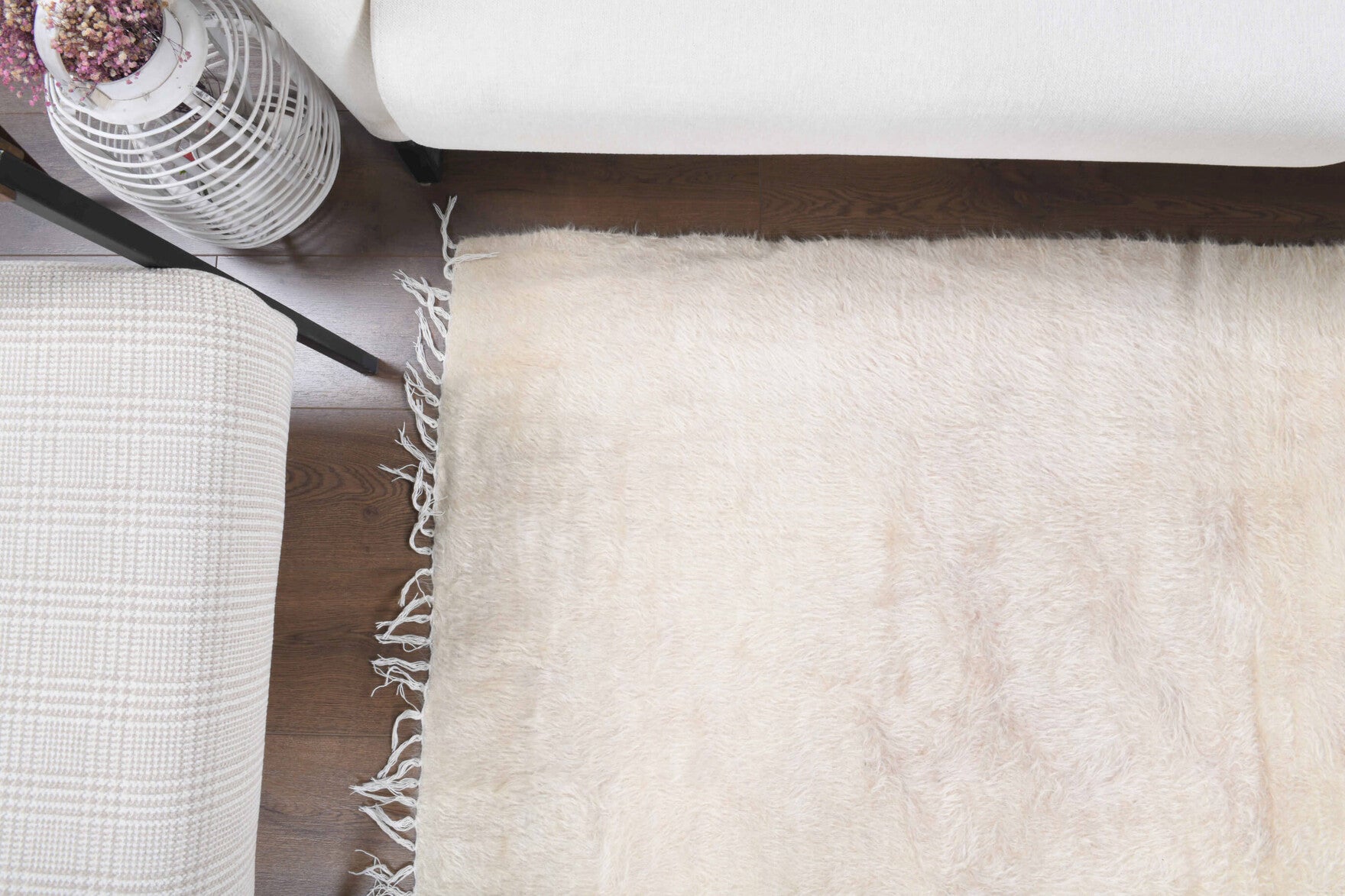Thalassocharis kilim: 1960s handwoven flatweave Anatolian kilim with solid motifs