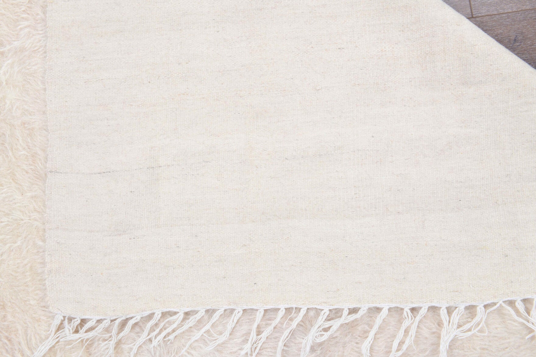 Handwoven flatweave wool kilim from Anatolia, Turkey – Handmade Vintage Rug 5'3" x 6'10"