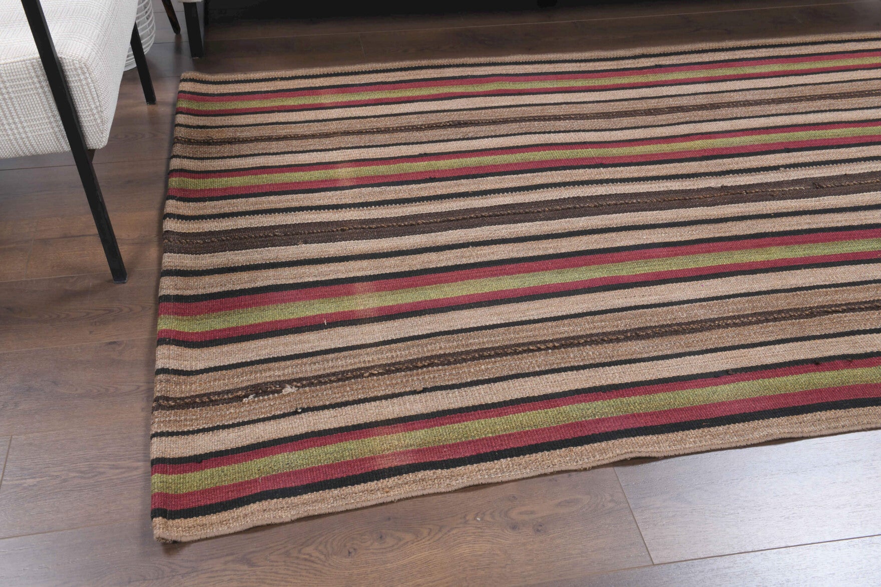 136x214 cm vintage Anatolian kilim rug – Terpsithea, flatweave, wool