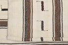 Handmade Vintage Beige Kilim Rug