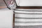 Syunik kilim: 1960s handwoven flatweave Anatolian kilim with striped motifs