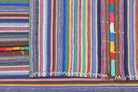 Sura – vintage striped kilim for living room or bedroom, 5'8" x 8' (173x243 cm)