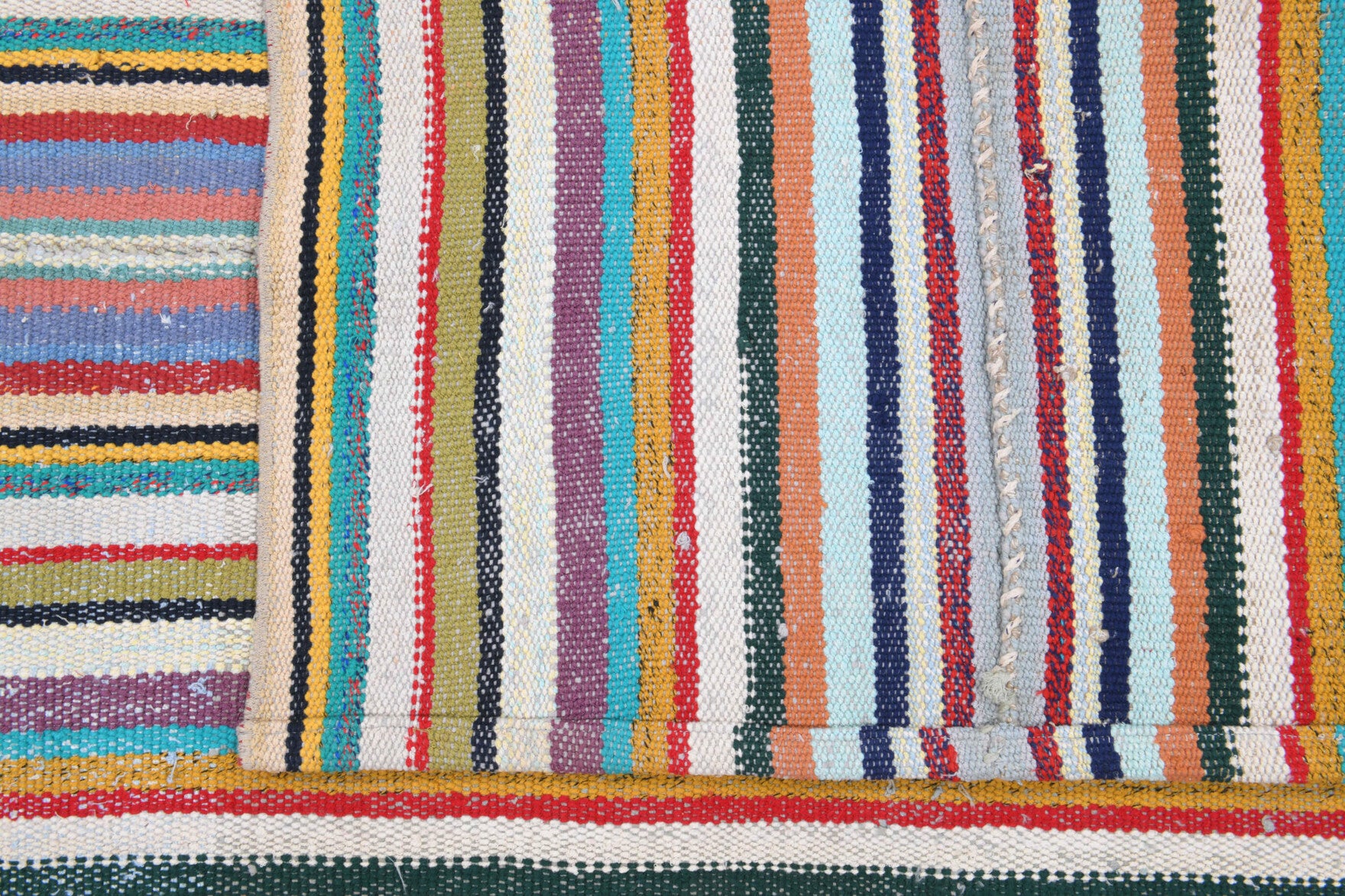 Sulehayat – vintage striped kilim for living room or bedroom, 5'5" x 8'2" (165x250 cm)