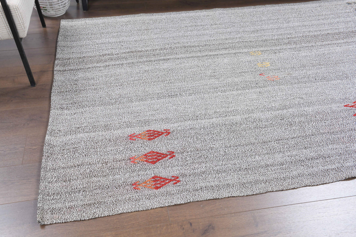 Flatweave Handmade Vintage Rug