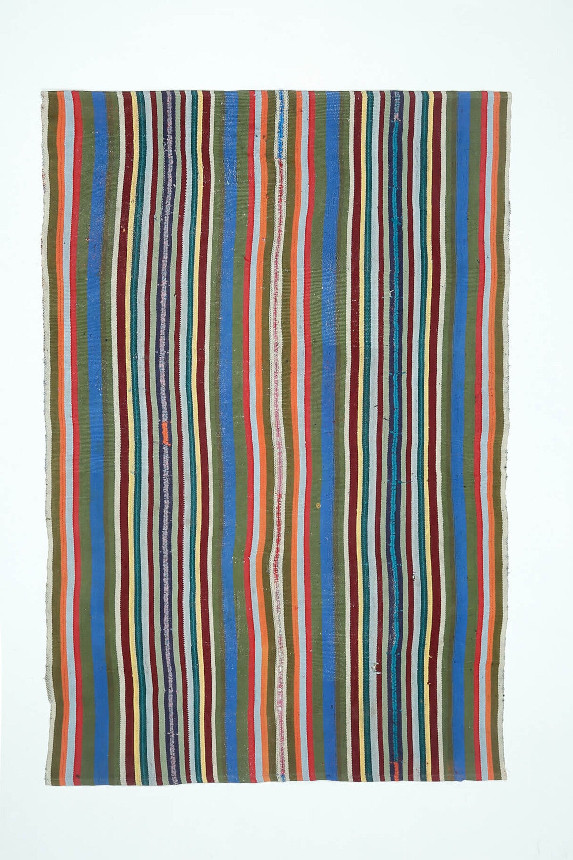 Pastel Colored Kilim Vintage Rug
