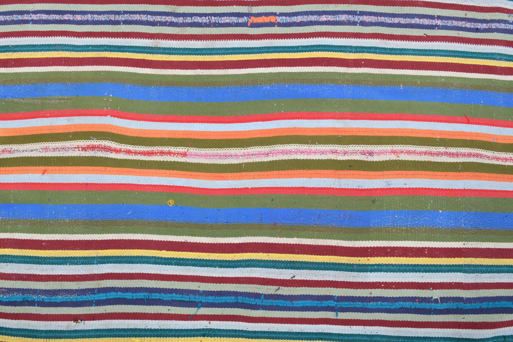 Pastel Colored Kilim Vintage Rug