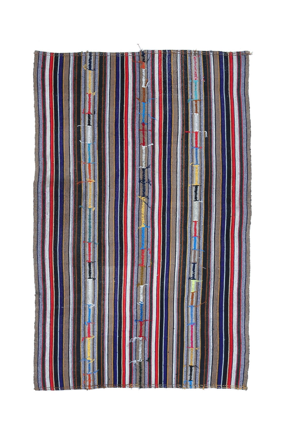 Colorful Handmade Vintage Kilim Rug