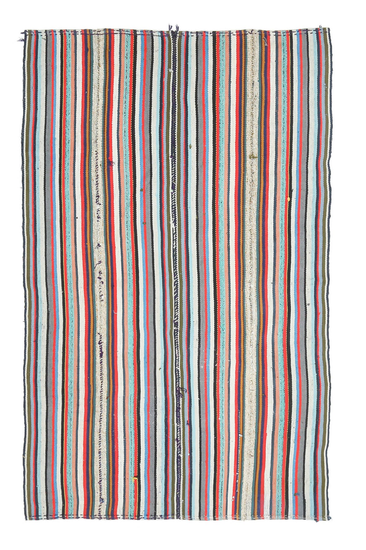 Colorful Handmade Vintage Rug