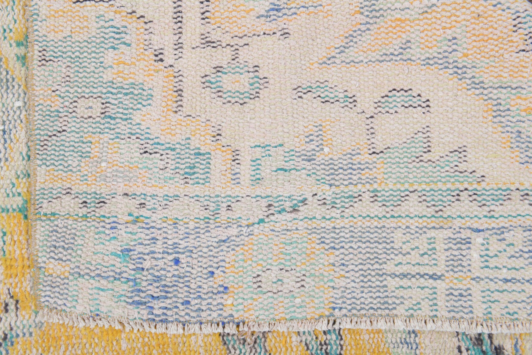Handmade wool rug from Anatolia, Turkey – Antique Handmade Vintage Rug 4'2" x 8'11"