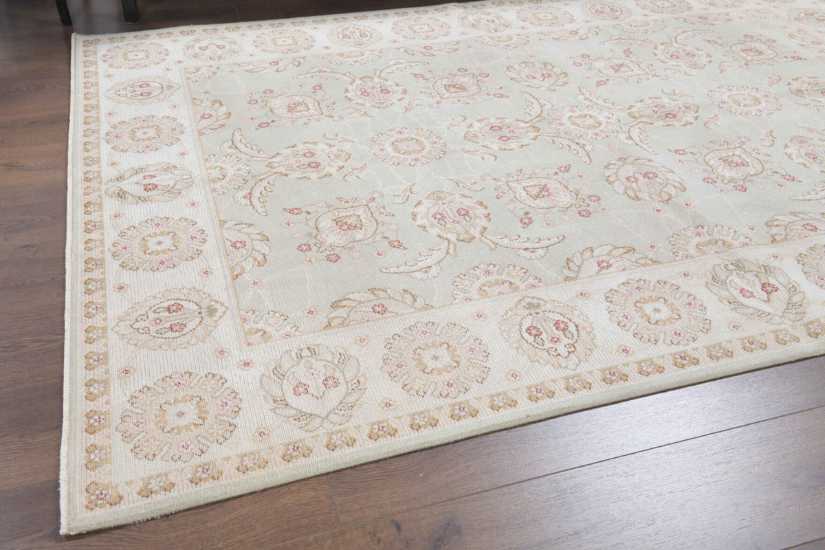 Bohemian Neutral Handmade Vintage Rug