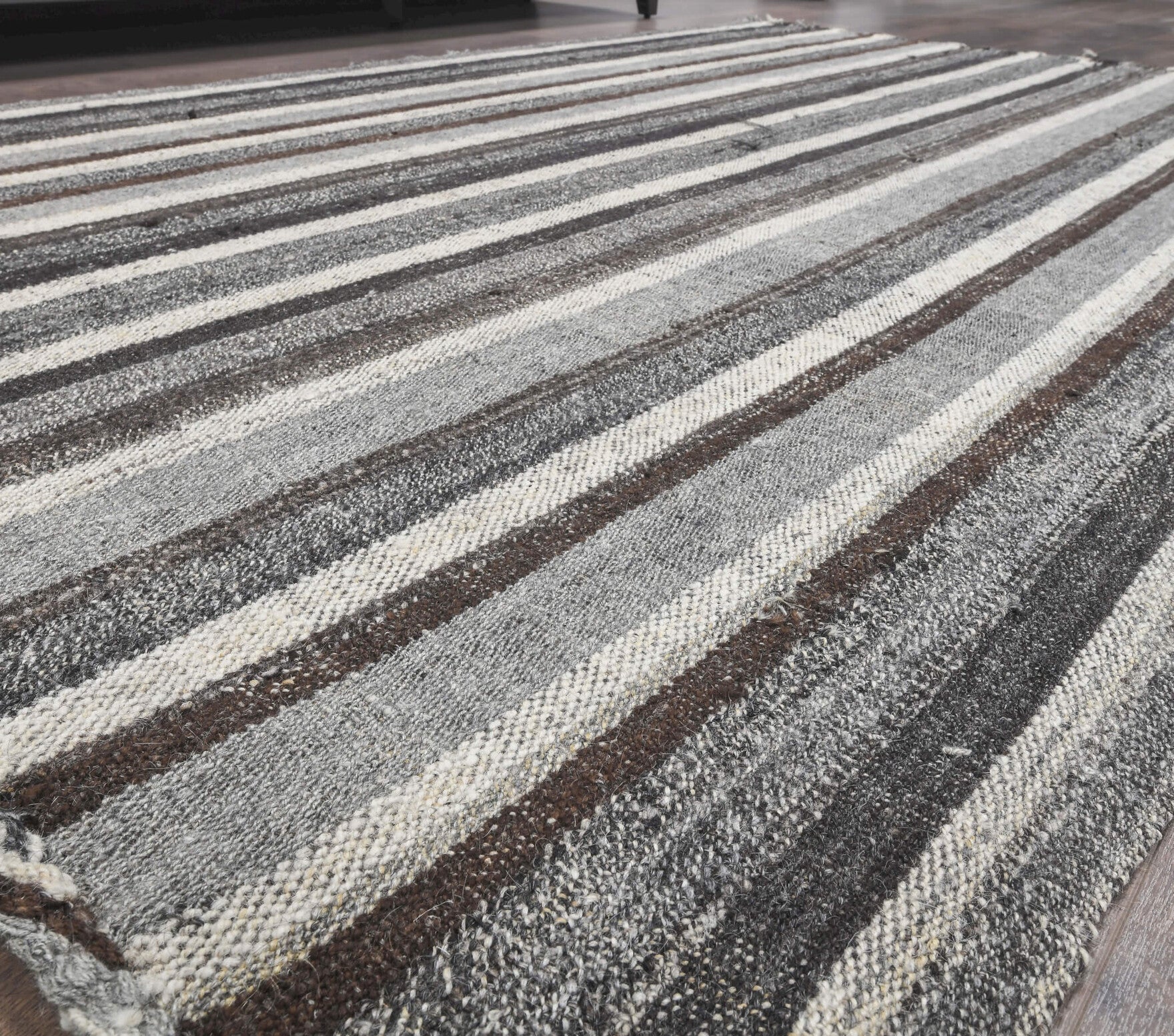 Harriet - Striped Vintage Kilim Rug