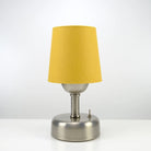 8-inch Vintage Silver Cordless LED Table Lamp
