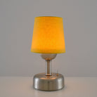 8-inch Vintage Silver Cordless LED Table Lamp