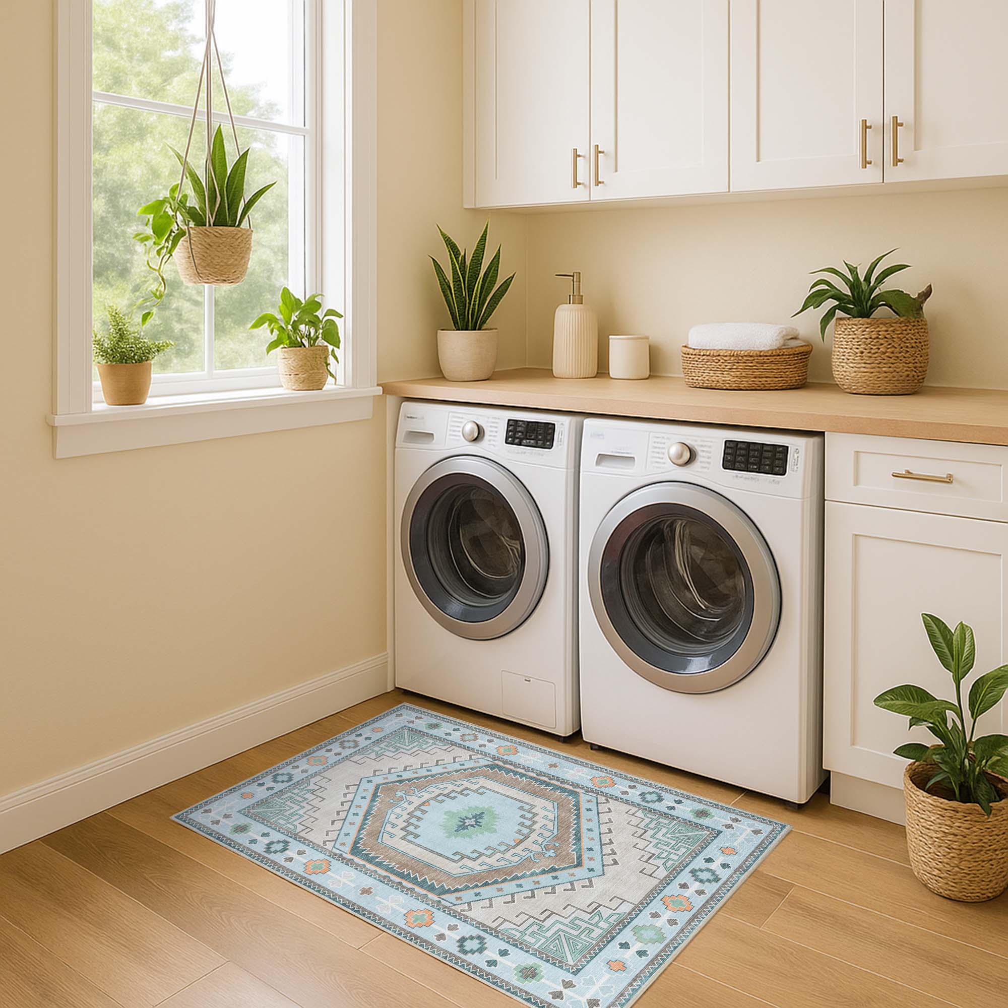 Elea Aesthetic Green Oushak Rug