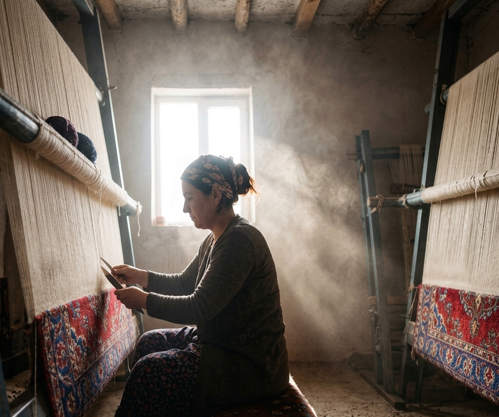 Hand-dyed wool in Türkiye