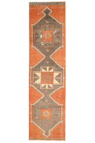 Orange Turkish Runner Rug