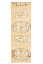 Handmade Oushak Runner Rug