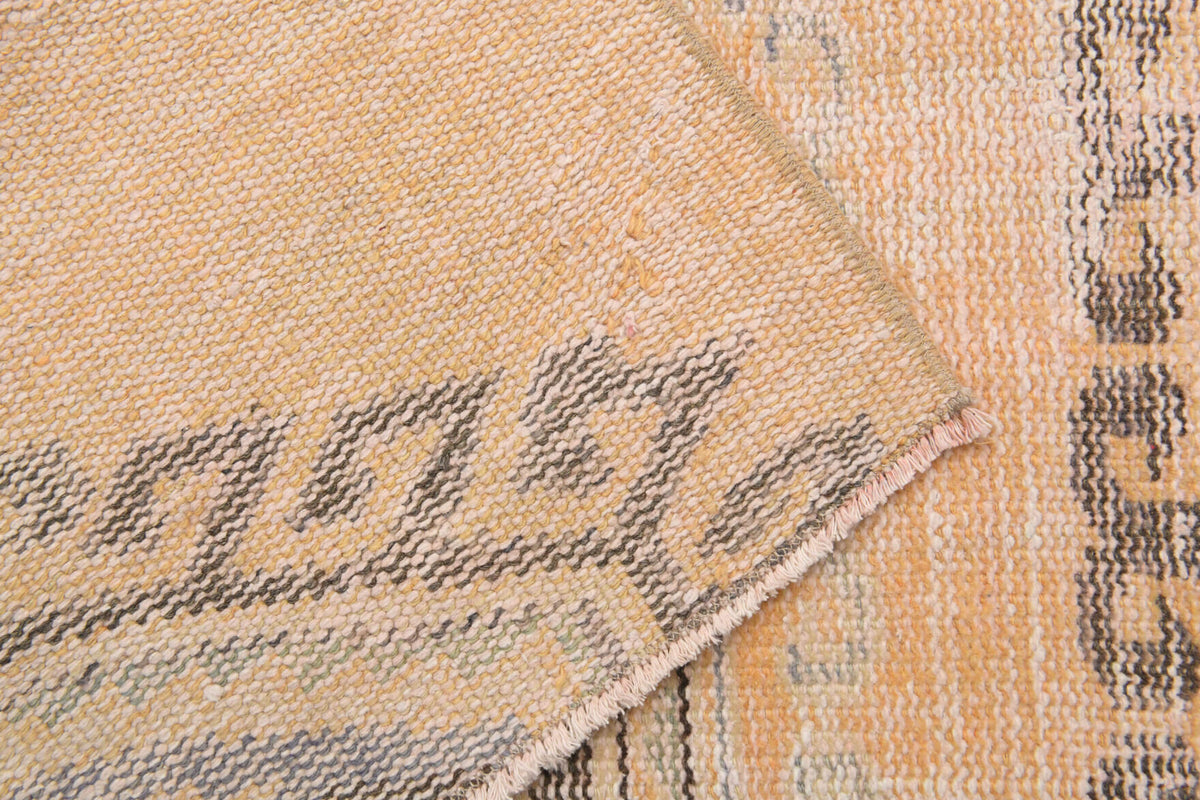 Handmade Oushak Runner Rug