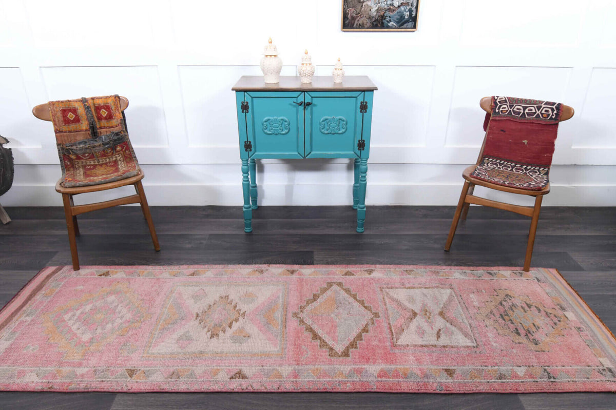 Vintage Oushak Runner Rug