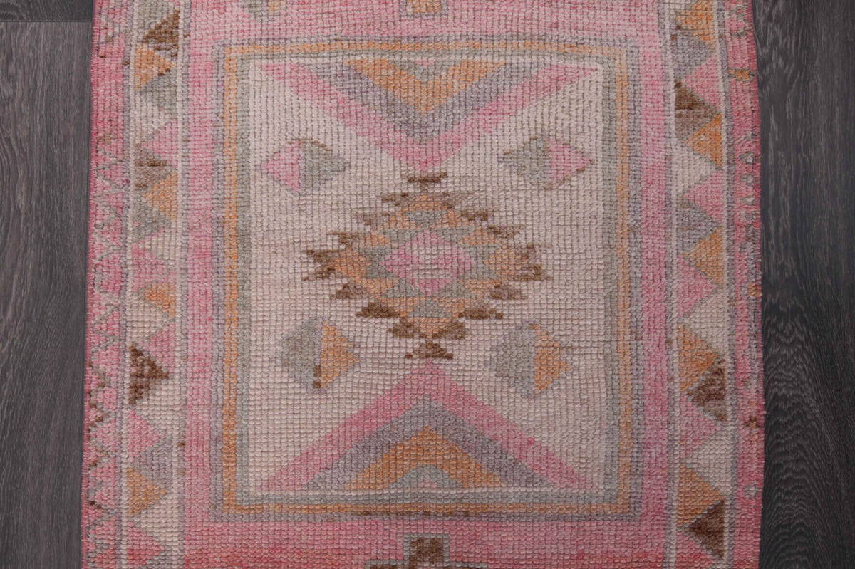 Vintage Oushak Runner Rug