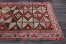 99x290 cm vintage Anatolian runner rug – Mehgonca, low pile, wool