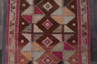 Handmade wool runner from Anatolia, Turkey – Unique Modern Patterned Vintage Runner Rug 3'3" x 9'6"