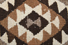 Hand-Knotted White Vintage Rug Runner