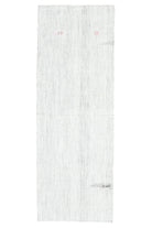 Gray Solid Vintage Kilim Rug