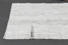 Gray Solid Vintage Kilim Rug