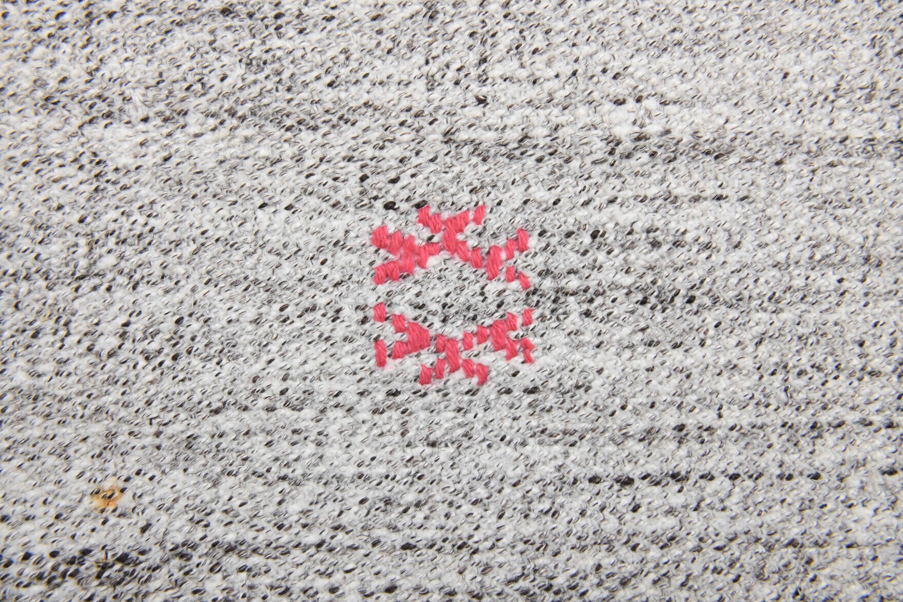 Gray Solid Vintage Kilim Rug