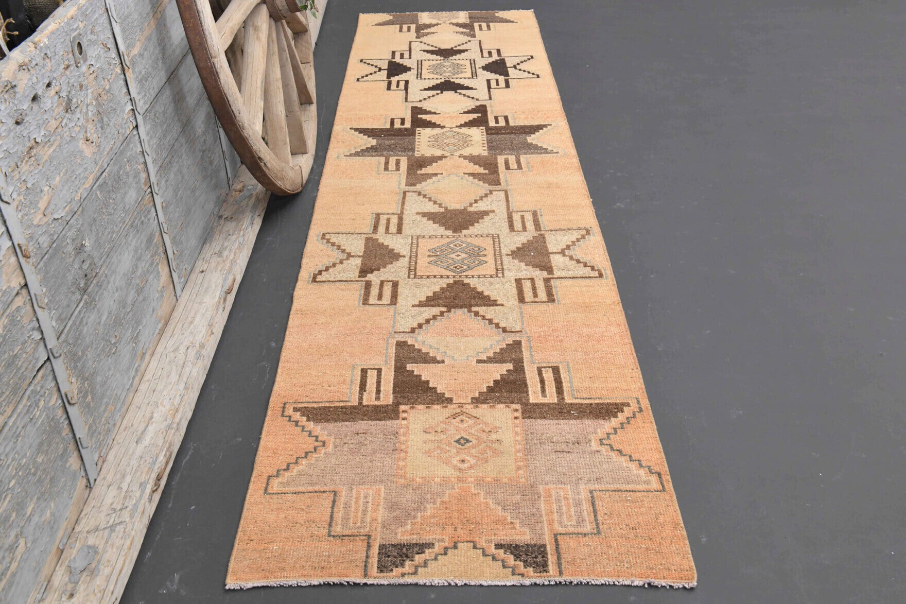 Oushak Hallway Runner Rug