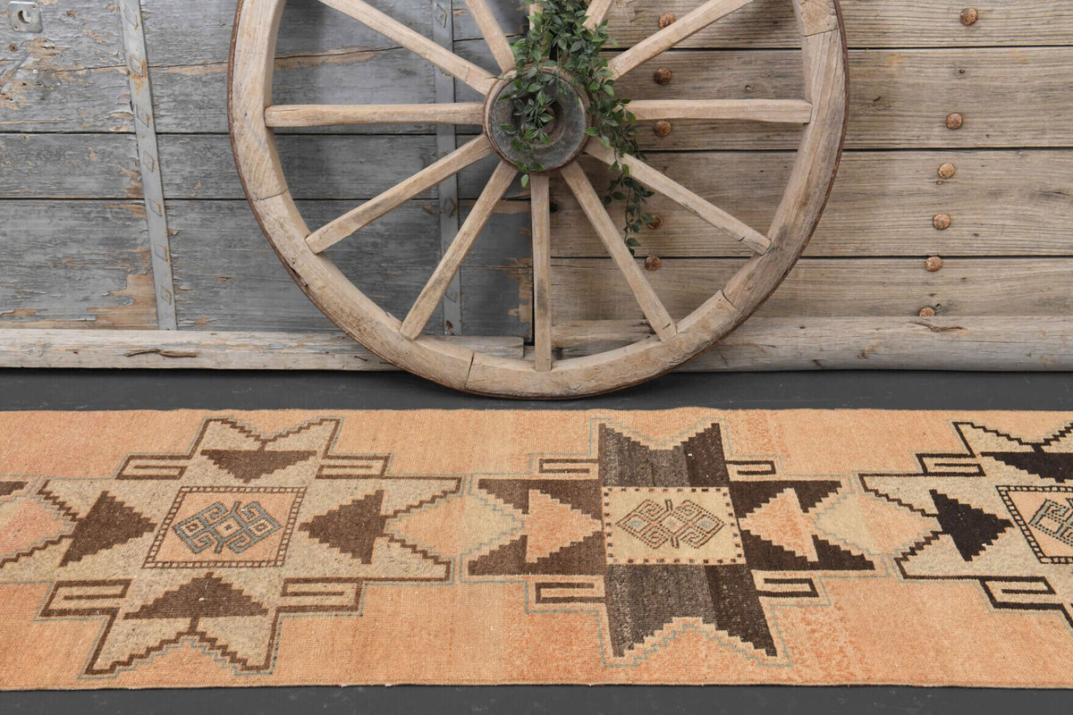 Oushak Hallway Runner Rug