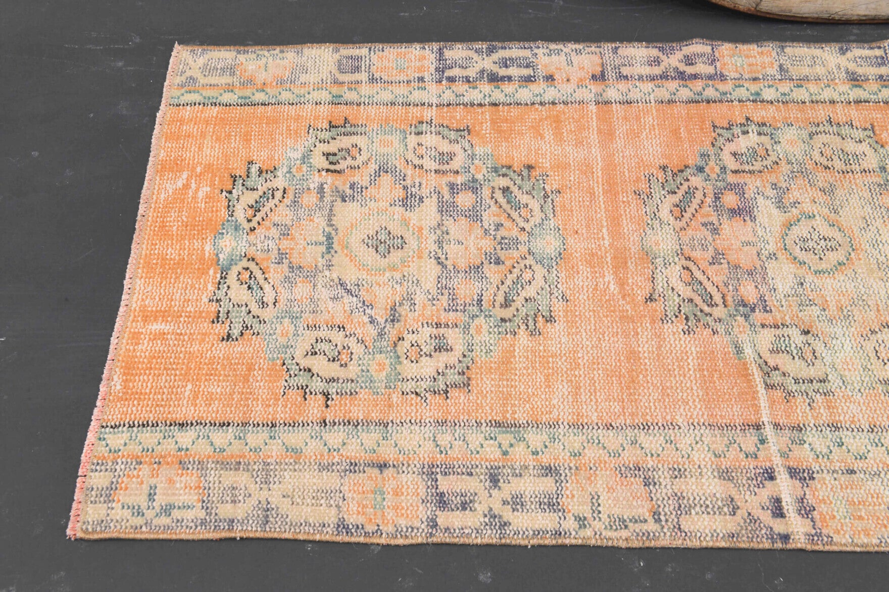 Vintage Oushak Runner Rug
