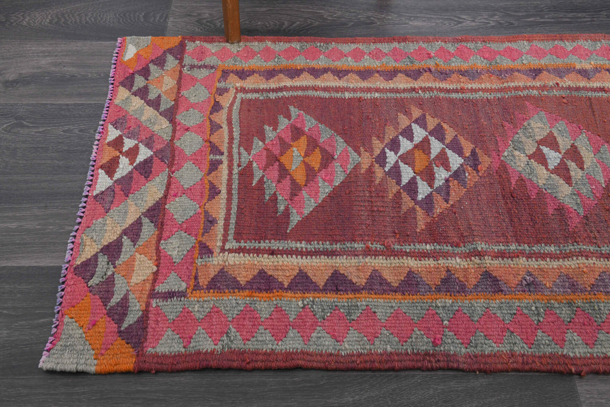 Dark Purple - Hand-Knotted Runner Rug