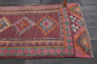 Dark Purple - Hand-Knotted Runner Rug