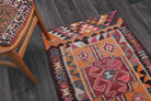 Aspendos - Hand-Knotted Flatweave Vintage Runner Rug
