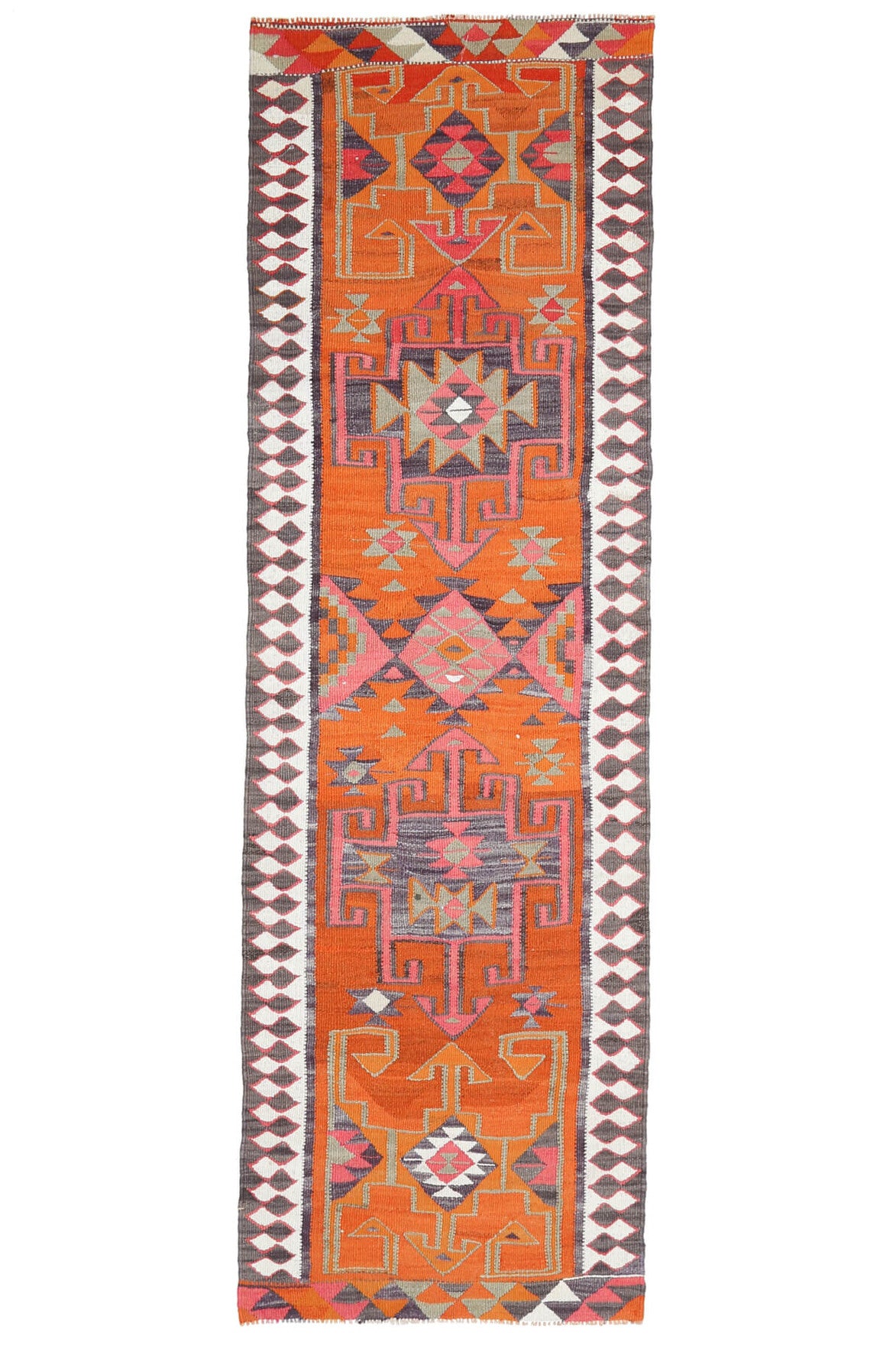 Pumpnkin Orange - Genuine Vintage Runner Rug