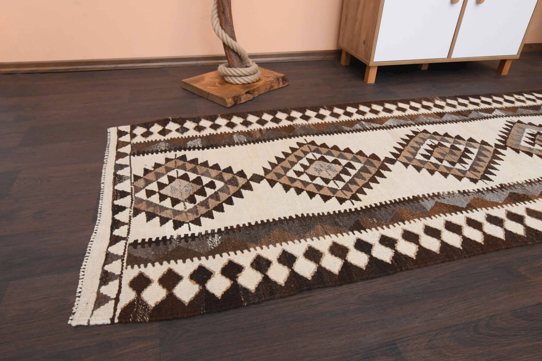 Vintage Oushak Runner Rug