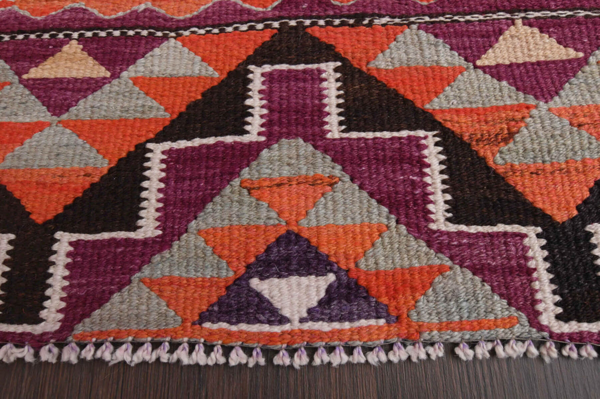 Vintage Turkish Kilim Runner Rug
