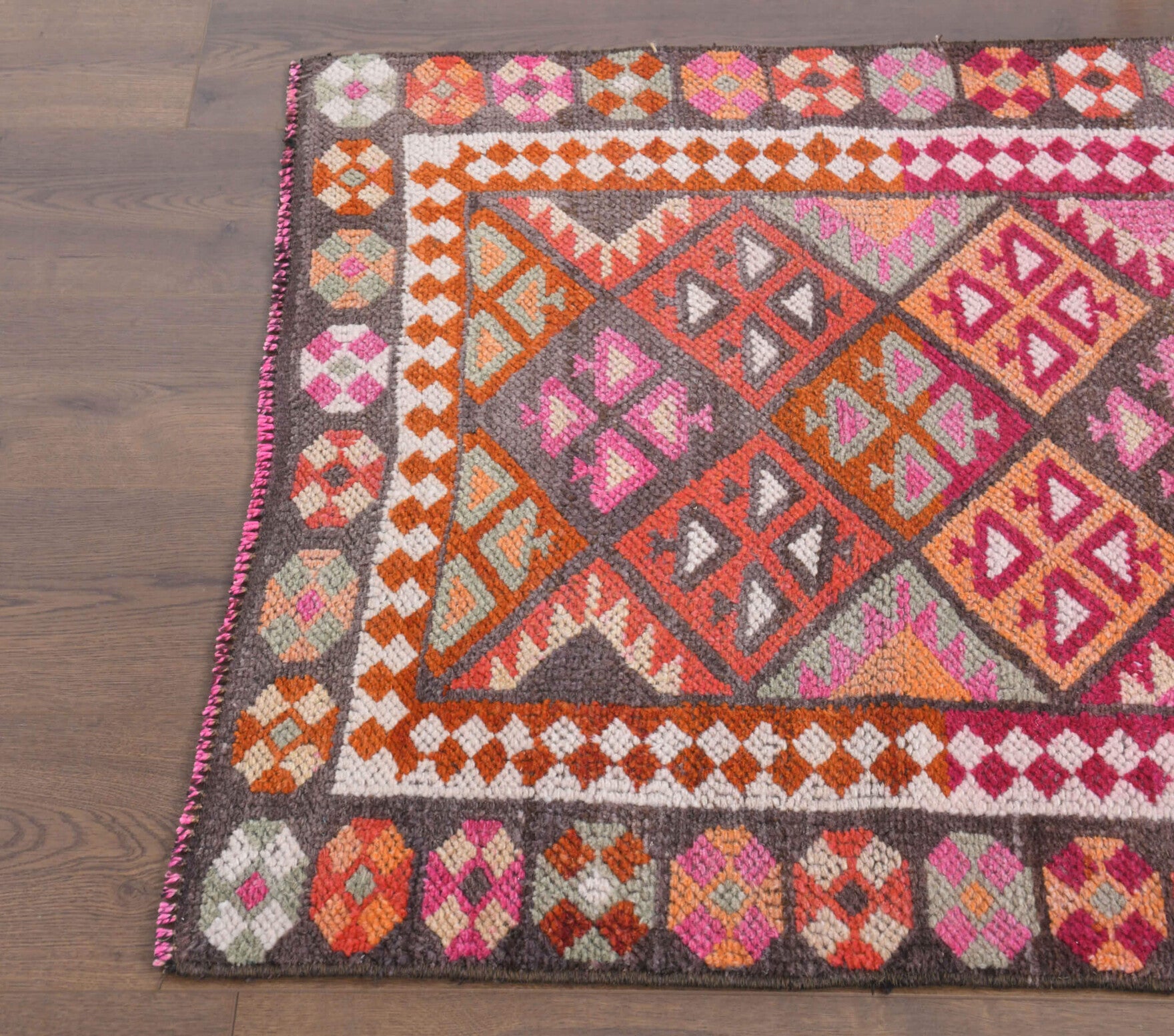 Colorful Vintage Runner Rug