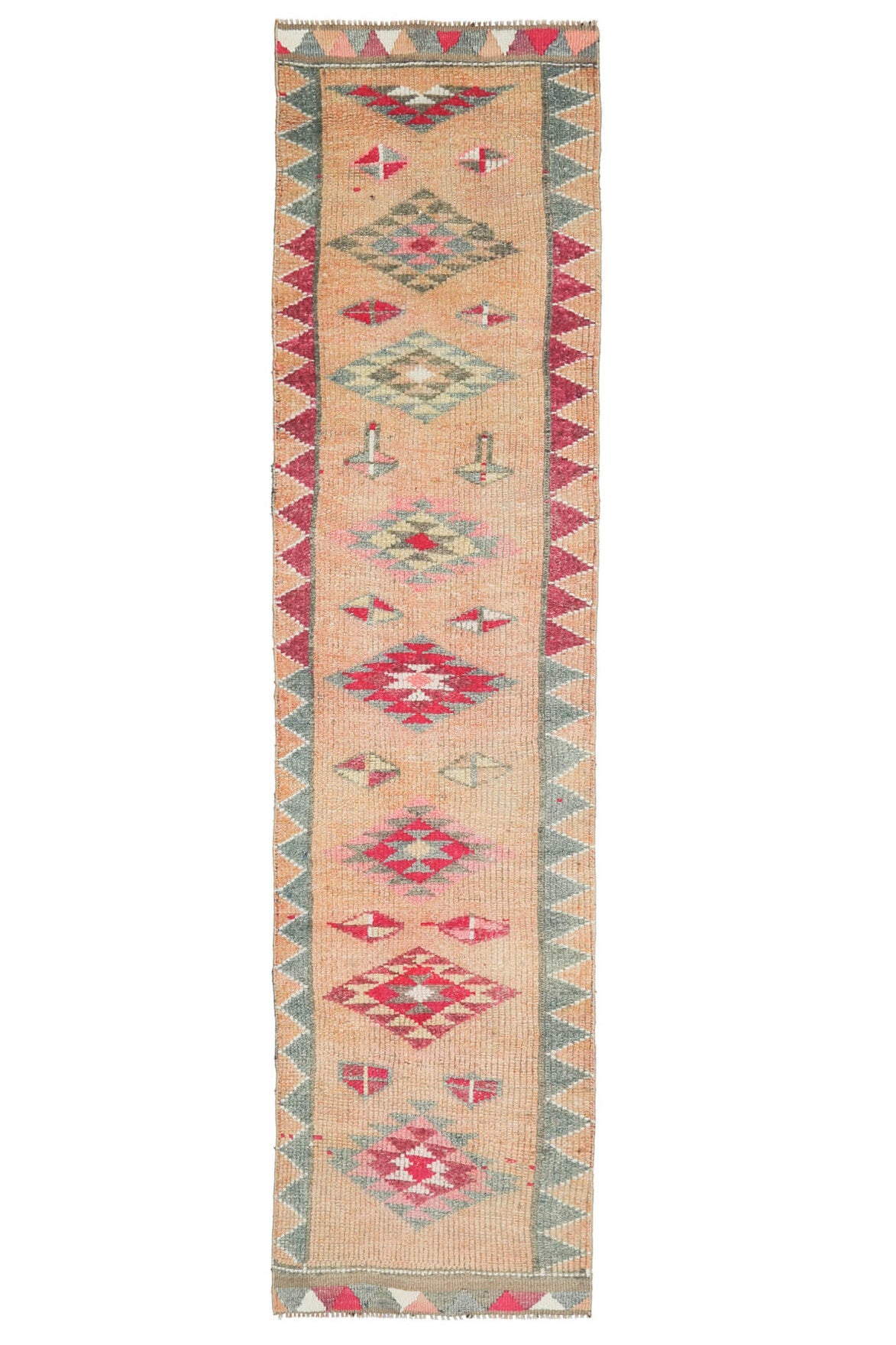Peach Colored - Oushak Runner Rug